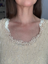 Load image into Gallery viewer, Vintage Lace Dress with Matching Slip, Scarf and Bag