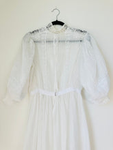 Load image into Gallery viewer, Edwardian Lace Wedding Gown