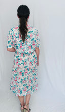 Load image into Gallery viewer, 1980's Halston III Floral Tea Dress