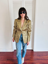 Load image into Gallery viewer, Vintage Sophie Sitbon Gold Lace Blazer