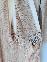 Load image into Gallery viewer, Vintage Lace Dress with Matching Slip, Scarf and Bag