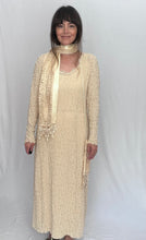 Load image into Gallery viewer, Vintage Lace Dress with Matching Slip, Scarf and Bag