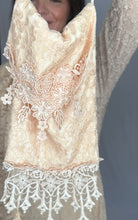 Load image into Gallery viewer, Vintage Lace Dress with Matching Slip, Scarf and Bag