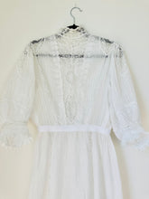 Load image into Gallery viewer, Edwardian Lace Wedding Gown
