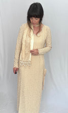 Load image into Gallery viewer, Vintage Lace Dress with Matching Slip, Scarf and Bag