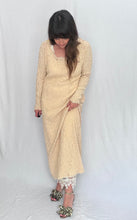 Load image into Gallery viewer, Vintage Lace Dress with Matching Slip, Scarf and Bag