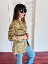 Load image into Gallery viewer, Vintage Sophie Sitbon Gold Lace Blazer