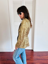 Load image into Gallery viewer, Vintage Sophie Sitbon Gold Lace Blazer