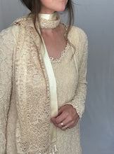 Load image into Gallery viewer, Vintage Lace Dress with Matching Slip, Scarf and Bag