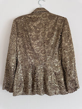 Load image into Gallery viewer, Vintage Sophie Sitbon Gold Lace Blazer