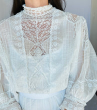 Load image into Gallery viewer, Edwardian Lace Wedding Gown