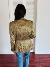 Load image into Gallery viewer, Vintage Sophie Sitbon Gold Lace Blazer