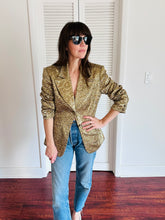 Load image into Gallery viewer, Vintage Sophie Sitbon Gold Lace Blazer