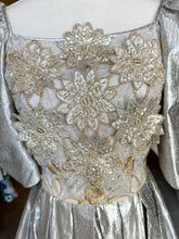 Load image into Gallery viewer, Vintage Silver Lamè Gown