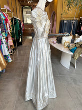 Load image into Gallery viewer, Vintage Silver Lamè Gown