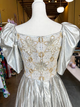 Load image into Gallery viewer, Vintage Silver Lamè Gown
