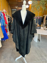 Load image into Gallery viewer, Aegean Designs Suede Shearling Cape
