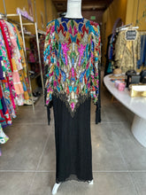 Load image into Gallery viewer, Vintage Sequin and Beaded Gown
