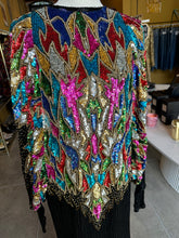 Load image into Gallery viewer, Vintage Sequin and Beaded Gown