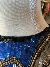 Load image into Gallery viewer, Vintage Sequin and Beaded Gown