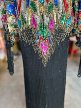 Load image into Gallery viewer, Vintage Sequin and Beaded Gown