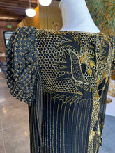 Load image into Gallery viewer, Vintage Rambob Sequin and Beaded Gown