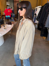 Load image into Gallery viewer, Pearl C Silk Bomber Jacket