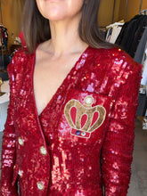 Load image into Gallery viewer, Modi Sequin Silk Blazer