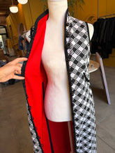 Load image into Gallery viewer, Vintage Windowpane Check Duster