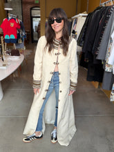 Load image into Gallery viewer, Rare Greek Raw Silk Duster