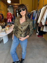Load image into Gallery viewer, Lillie Rubin Gold Blazer