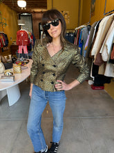 Load image into Gallery viewer, Lillie Rubin Gold Blazer
