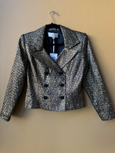 Load image into Gallery viewer, Lillie Rubin Gold Blazer