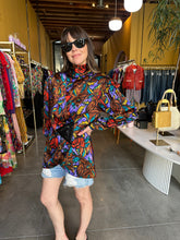 Load image into Gallery viewer, Vintage Silk Wrap Blouse