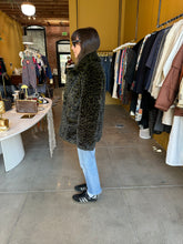 Load image into Gallery viewer, Zadig & Voltaire Leopard Faux Fur Coat