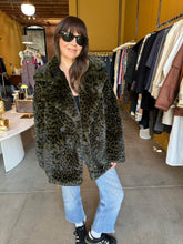 Load image into Gallery viewer, Zadig & Voltaire Leopard Faux Fur Coat