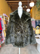 Load image into Gallery viewer, Zadig & Voltaire Leopard Faux Fur Coat