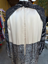 Load image into Gallery viewer, Vintage Velvet Metallic Burnout Dress