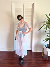 Load image into Gallery viewer, Vintage Sheer Lace Dress
