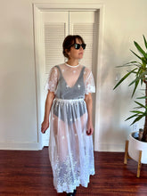 Load image into Gallery viewer, Vintage Sheer Lace Dress