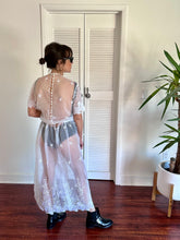 Load image into Gallery viewer, Vintage Sheer Lace Dress
