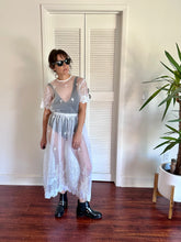 Load image into Gallery viewer, Vintage Sheer Lace Dress