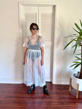 Load image into Gallery viewer, Vintage Sheer Lace Dress