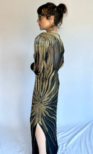 Load image into Gallery viewer, Vintage Black Tie Beaded Dress
