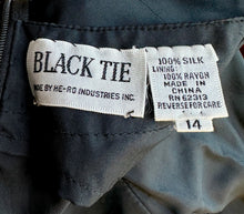 Load image into Gallery viewer, Vintage Black Tie Beaded Dress