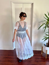 Load image into Gallery viewer, Vintage Sheer Lace Dress