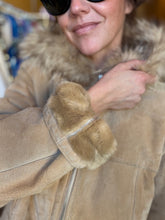 Load image into Gallery viewer, Marvin Richards Suede and Fur Coat
