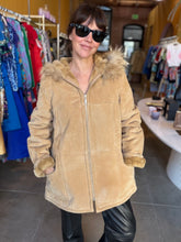 Load image into Gallery viewer, Marvin Richards Suede and Fur Coat
