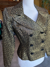 Load image into Gallery viewer, Vintage Lillie Rubin Gold Blazer
