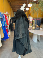 Load image into Gallery viewer, Aegean Designs Suede Shearling Cape

